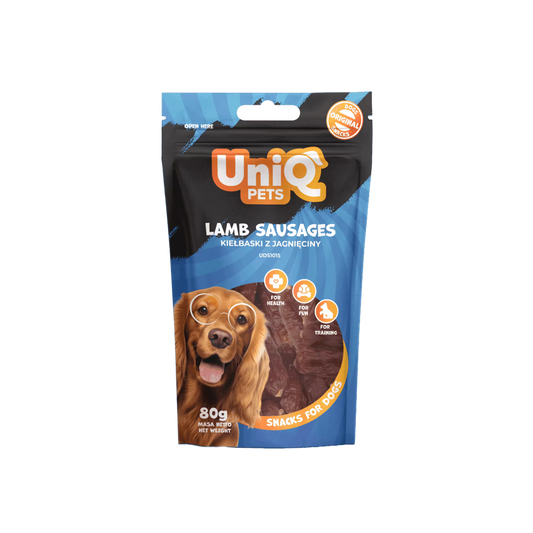 UniQ poslastice za pse, kobasice od jagnjetine
