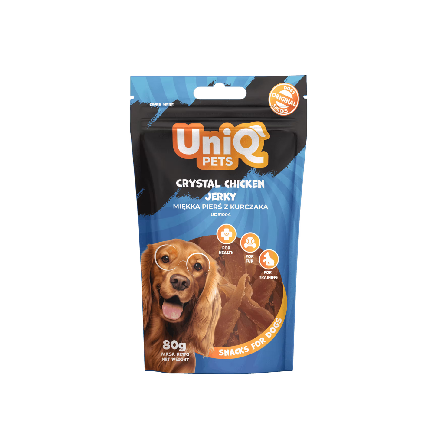 UniQ poslastice za pse, sušena piletina