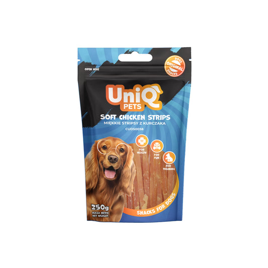 UniQ poslastice za pse, trakice od piletine