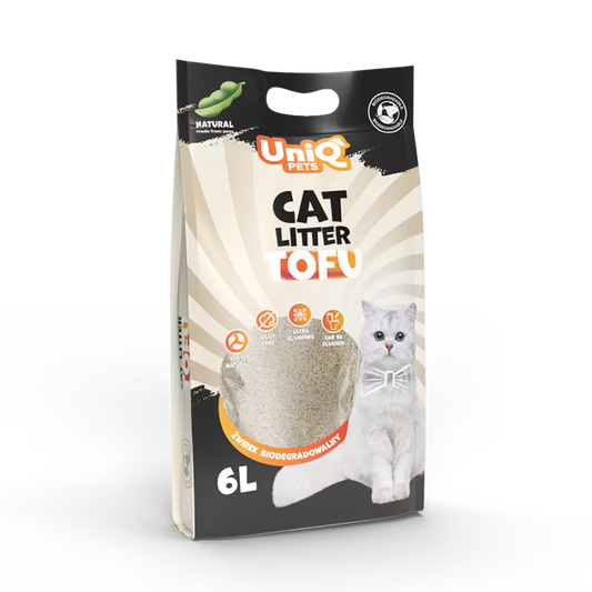 UniQ Tofu biorazgradivi posip za mačke PRIRODAN