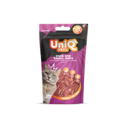 UniQ poslastice za mačke, 50g, čips od pačetine i bakalara