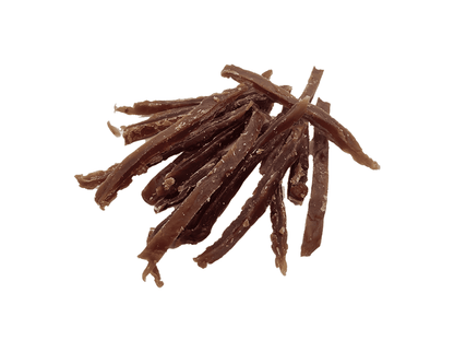 UniQ poslastice za pse, 500g, mekane trake od pačetine