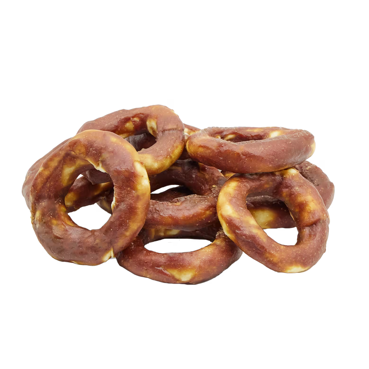 UniQ pačetina na prstenovima od sirove kože 12 cm, pakovanje 500 g, dentalna žvakalica