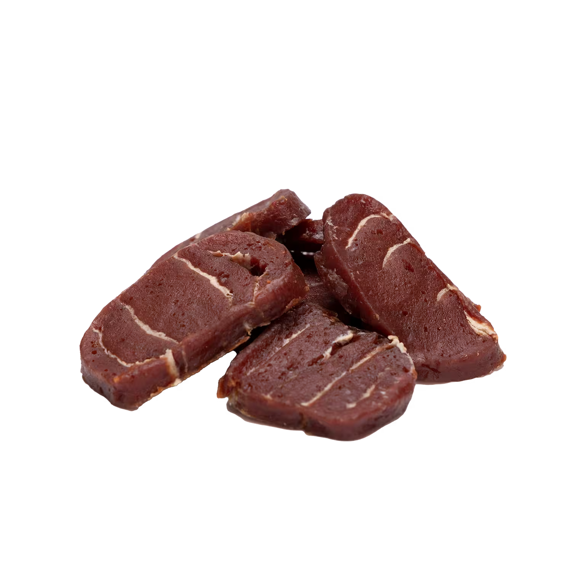UniQ čips od govedine i bakalara za pse, 80 g, hrskava proteinska poslastica