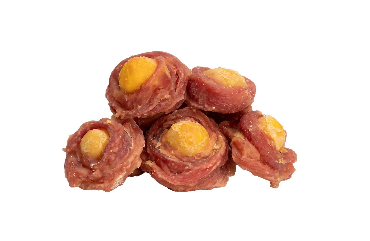 UniQ poslastice za pse, 250g, pačetina obmotana oko žumanceta