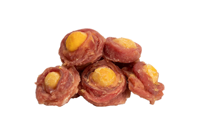 UniQ poslastice za pse, 250g, pačetina obmotana oko žumanceta