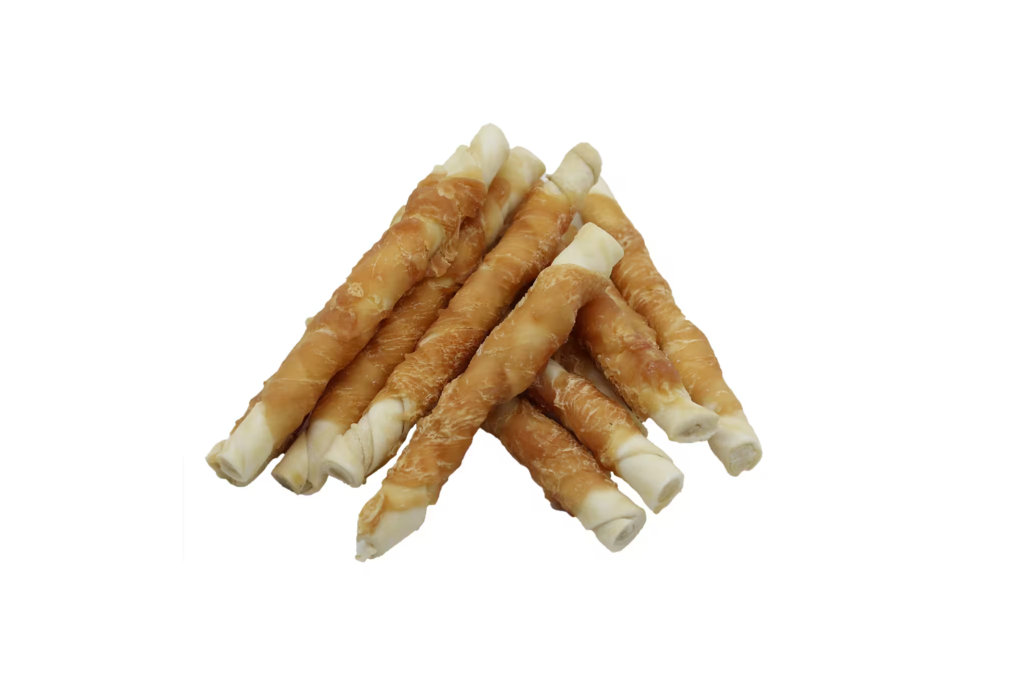 UniQ poslastice za pse, 500g, štapići od sirove kože sa piletinom (17cm)