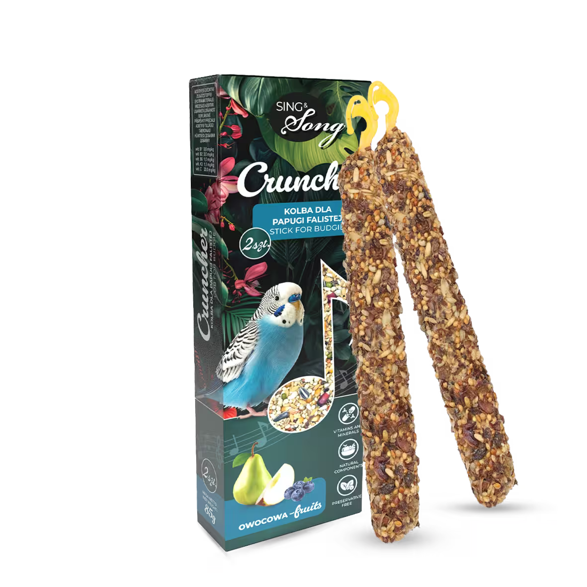 SING & SONG hrskavac za tigrice, 85g, voće