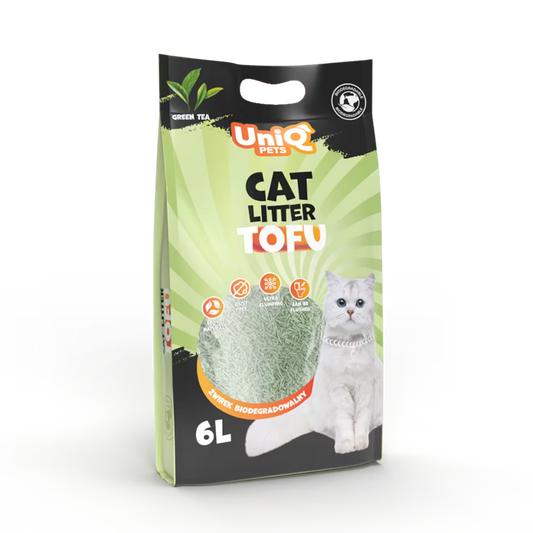 UniQ Tofu biorazgradivi posip za mačke ZELENI ČAJ