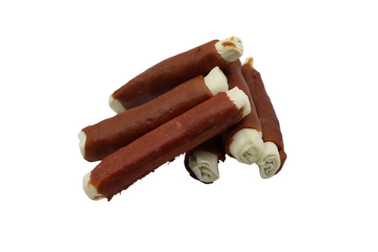 UniQ poslastice za pse, 500 g, jagnjetina na debelim štapićima od sirove kože (15cm)