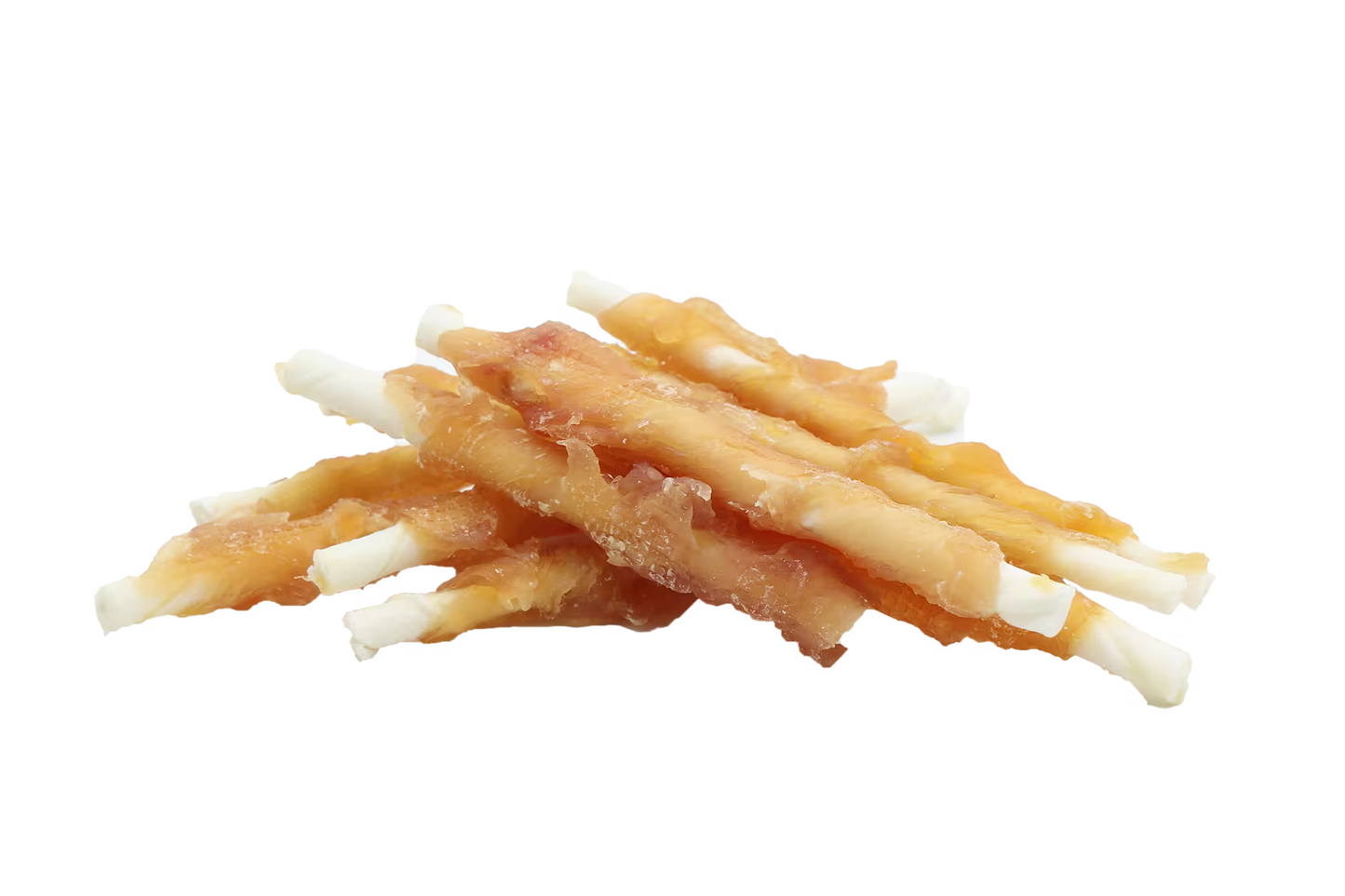 UniQ poslastice za pse, piletina obmotana oko štapića od sirove kože