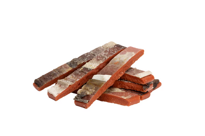 UniQ poslastice za pse, 500g, trakice od pačetine i riblje kože