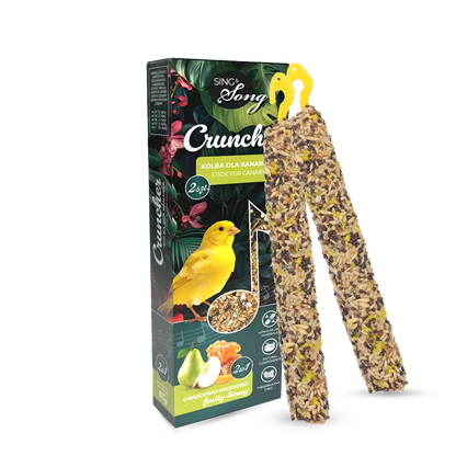 SING & SONG hrskavac za kanarince, 85g, 2u1 voće-med